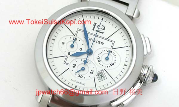 カルティエ時計ブランド通販コピー パシャ42　クロノ W31085M7