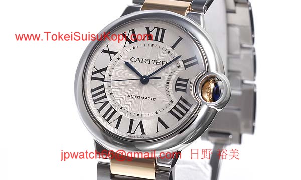 人気 カルティエ ブランド時計コピー 激安 バロンブルー MM W6920047