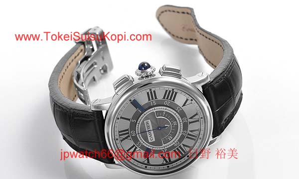 カルティエ時計ブランド 店舗 激安 ロトンド　ドゥ　カルティエ　セントラルクロノグラフ W1556051