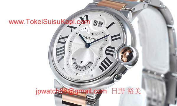 人気 カルティエ ブランド時計コピー 激安 バロンブルー ２タイムゾーン W6920027