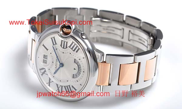 人気 カルティエ ブランド時計コピー 激安 バロンブルー ２タイムゾーン W6920027