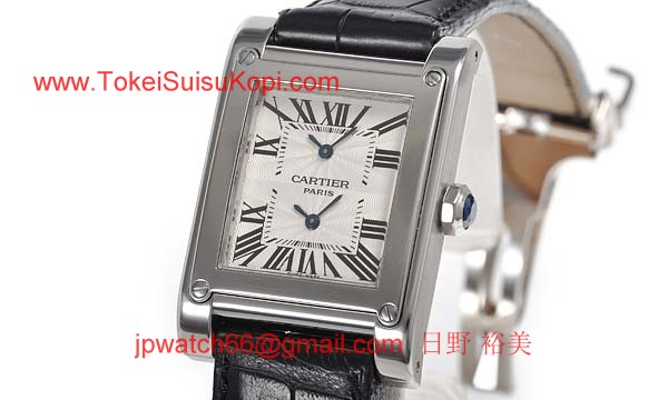 カルティエ時計ブランド 店舗 激安 タンクアビス　２タイムゾーン W1534351