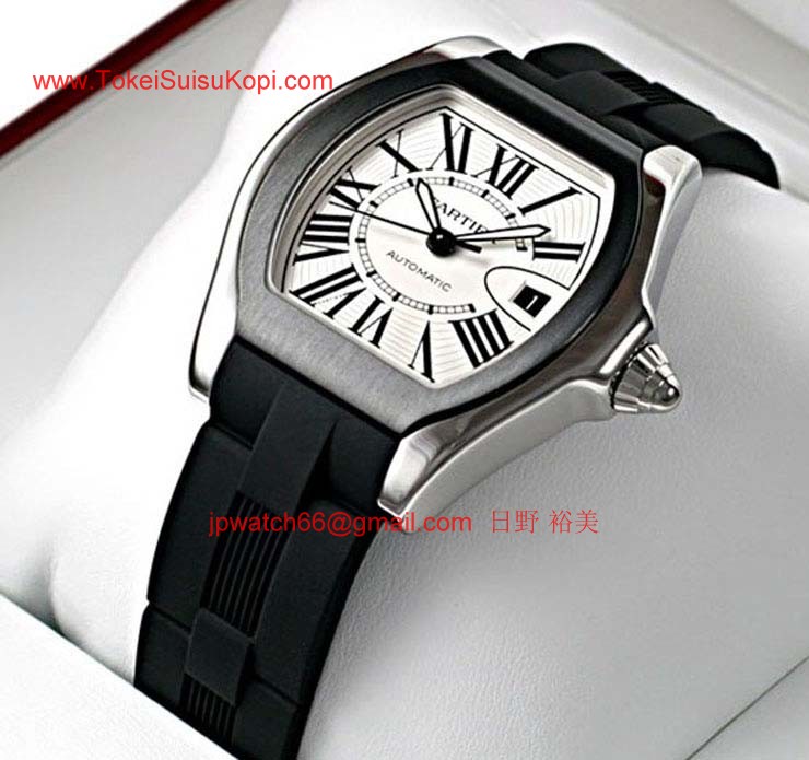 ブランド CARTIERカルティエ 時計コピー ロードスター S シルバーオパラインダイアル W6206018