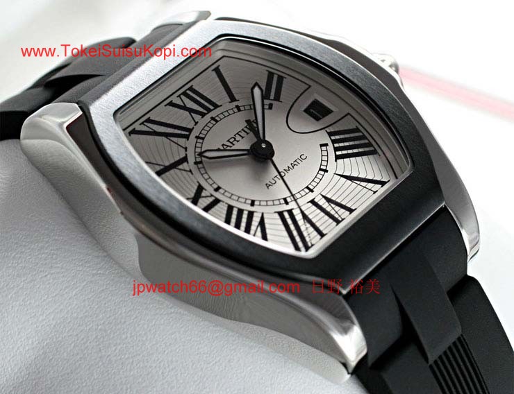 ブランド CARTIERカルティエ 時計コピー ロードスター S シルバーオパラインダイアル W6206018