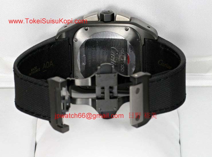 ブランド CARTIERカルティエ 時計コピー サントス100 カーボン クロノグラフ W2020005