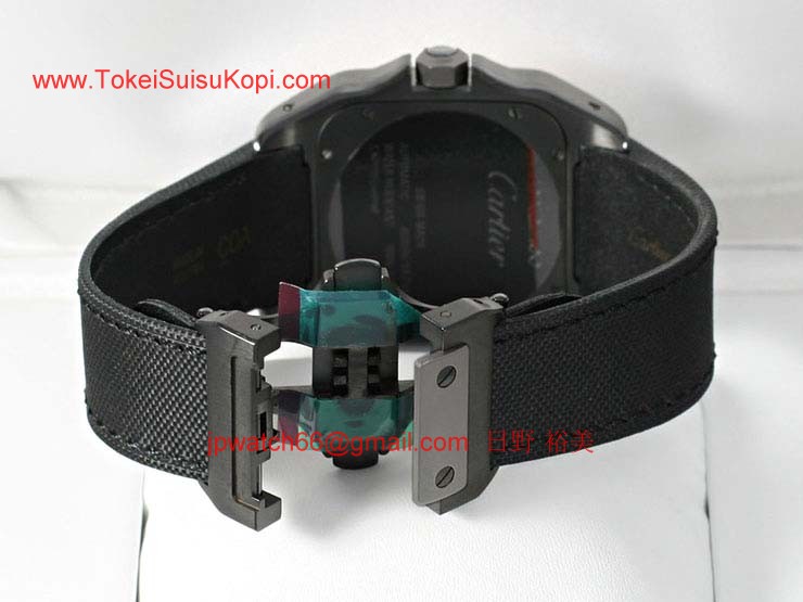 ブランド CARTIERカルティエ 時計コピー サントス100 カーボン W2020008