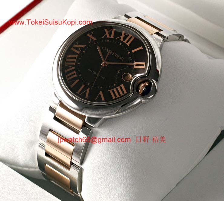 ブランド CARTIERカルティエ 時計コピー バロン ブルー ドゥ カルティエ コンビ W6920032