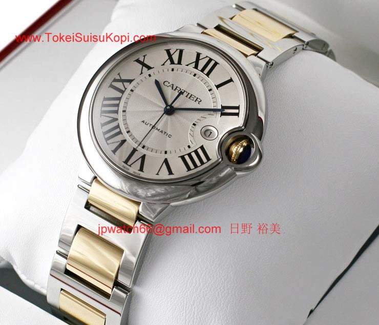 ブランド CARTIERカルティエ 時計コピー バロン ブルー ドゥ メンズ コンビ W69009Z3