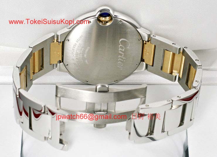 ブランド CARTIERカルティエ 時計コピー バロン ブルー ドゥ メンズ コンビ W69009Z3