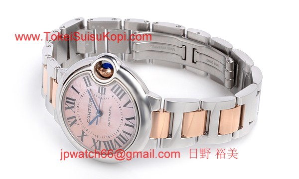 カルティエ コピー時計 バロンブルー 33mm W6920070