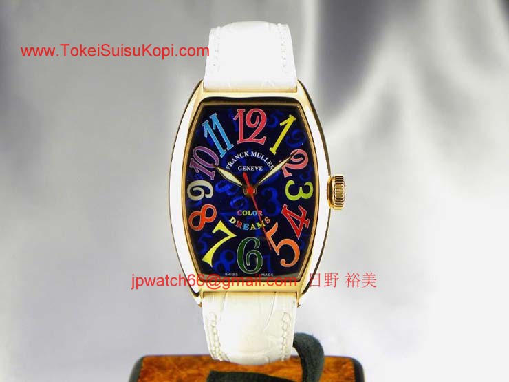 腕時計 コピー FRANCK MULLER フランクミュラー トノウカーベックス カラードリームス 5850COLDREAMS
