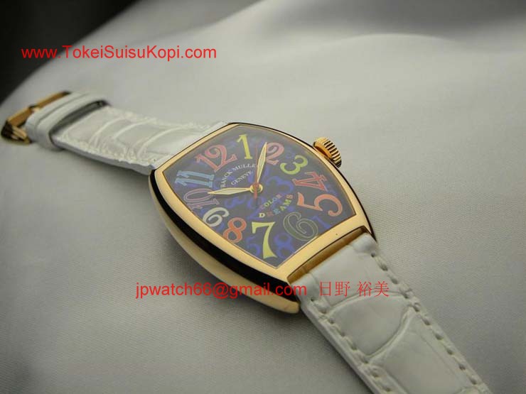腕時計 コピー FRANCK MULLER フランクミュラー トノウカーベックス カラードリームス 5850COLDREAMS