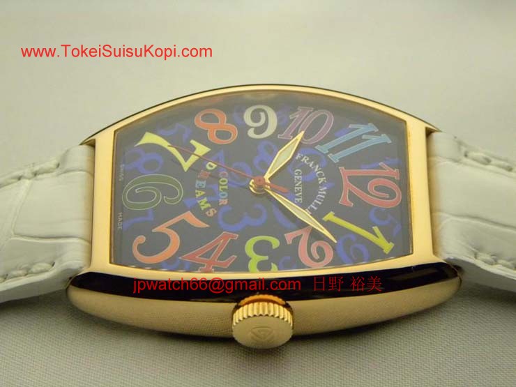 腕時計 コピー FRANCK MULLER フランクミュラー トノウカーベックス カラードリームス 5850COLDREAMS