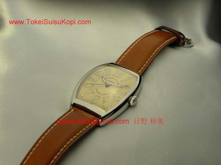 腕時計 コピー FRANCK MULLER フランクミュラー カサブランカ サーモンピンク 6850CASA