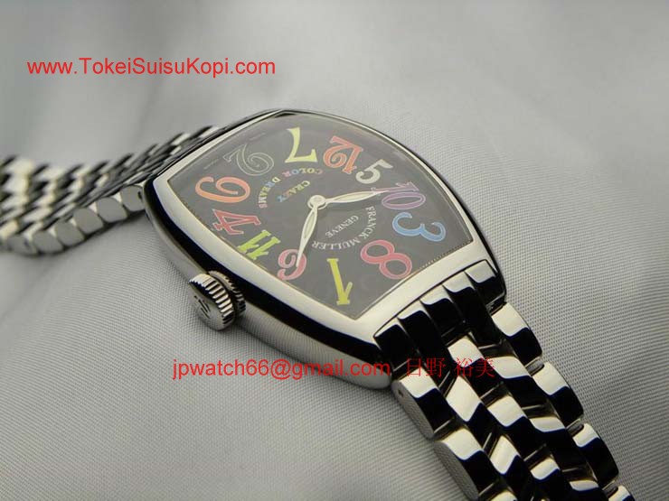 腕時計 コピー FRANCK MULLER フランクミュラー トノウカーベックス カラードリームス クレイジーアワーズ 5850CHCOLDREAMS