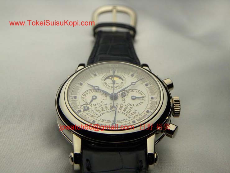 FRANCK MULLER フランクミュラー時計コピーレトログラード式パーペチュアルカレンダーダブルフェイスクロノグラフ 7000QPEDF