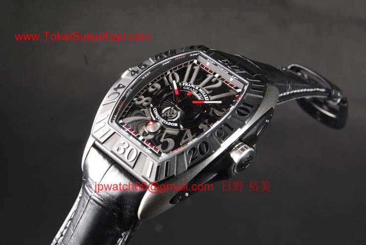 FRANCK MULLER フランクミュラー 時計 偽物 コンキスタドールグランプリ チタン 8900SCJ