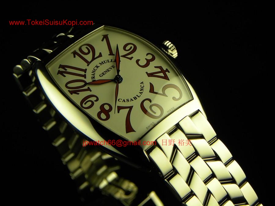 腕時計 コピー FRANCK MULLER フランクミュラー カサブランカサハラホワイト 6850SAHA