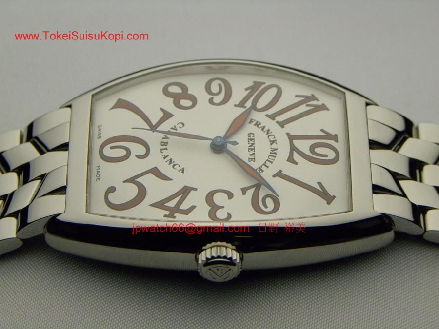 腕時計 コピー FRANCK MULLER フランクミュラー カサブランカサハラホワイト 6850SAHA