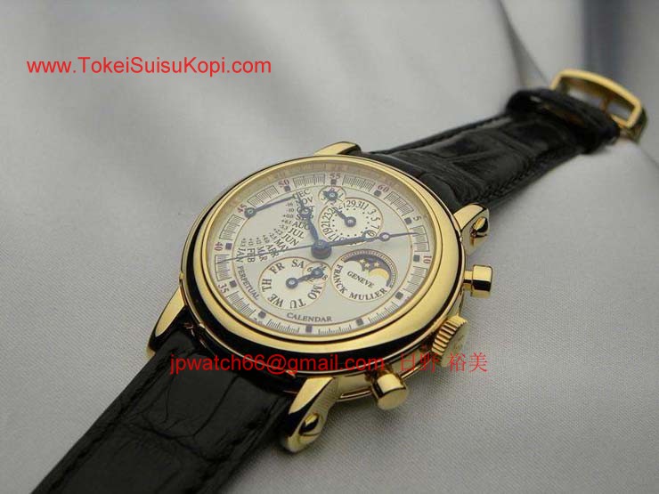 腕時計 コピー FRANCK MULLER フランクミュラー ラウンドパーペチュアルカレンダーフライバッククロノグラフ 7000QPEFO90