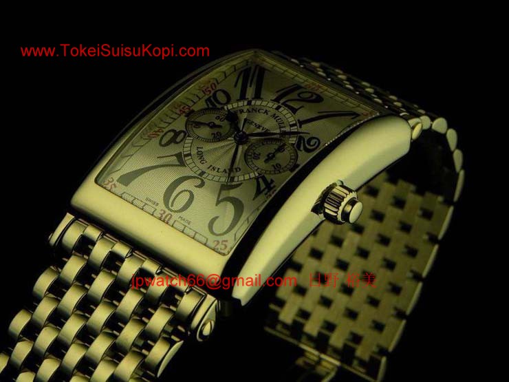 腕時計 コピー FRANCK MULLER フランクミュラー ロングアイランド ワンプッシュクロノグラフ ブレスレット 1100MP