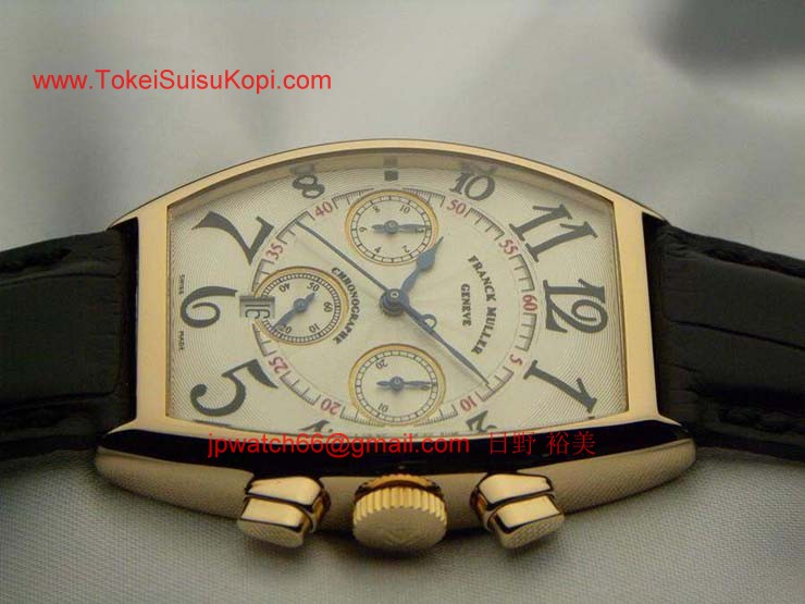 FRANCK MULLER フランクミュラー 偽物時計 3カウンター クロノグラフ オートマティック 5850CCAT