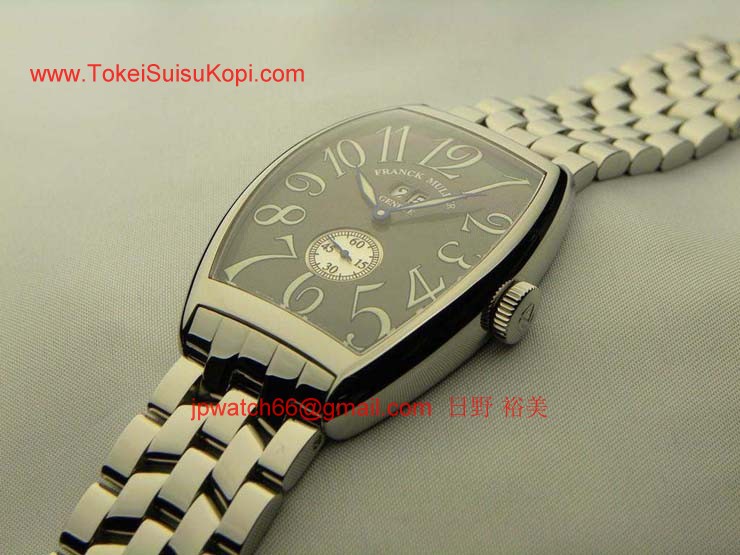FRANCK MULLER フランクミュラー 偽物時計 トノウカーベックス グランギシェ グレイ 6850S6GG