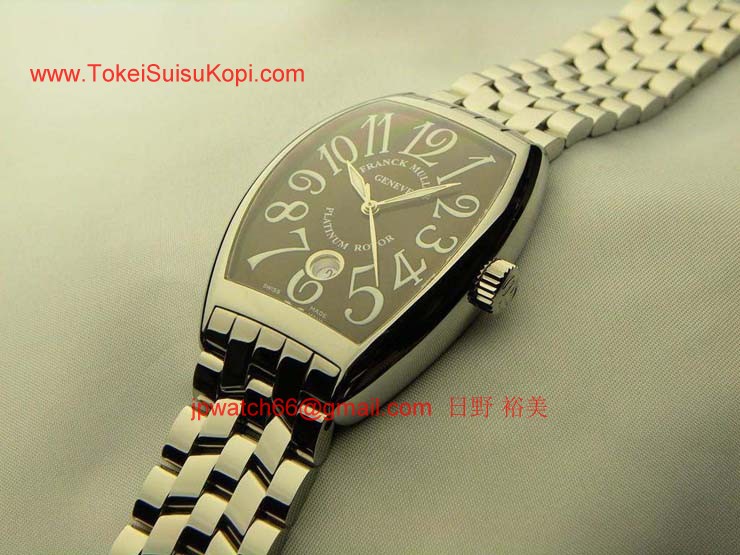FRANCK MULLER フランクミュラー 偽物時計 トノーカーベックス ブラウンダイヤル 7880SCDT