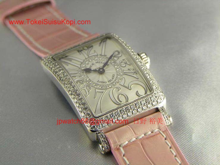 腕時計 コピー FRANCK MULLER フランクミュラー 激安 ロングアイランド 1Rダイヤモンド902QZDCD1RRELIEF