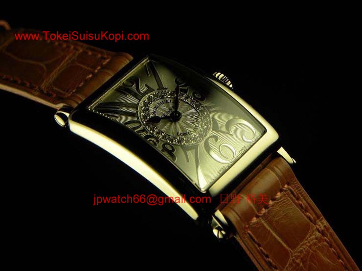 腕時計 コピー FRANCK MULLER フランクミュラー 激安 レディース ロングアイランド ダイヤモンド ダイヤル1R 902QZCD1RREL