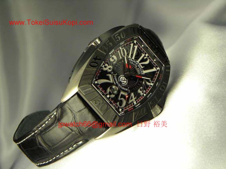 腕時計 コピー FRANCK MULLER フランクミュラー 激安 コンキスタドールグランプリ チタン 8900SCJ_TT