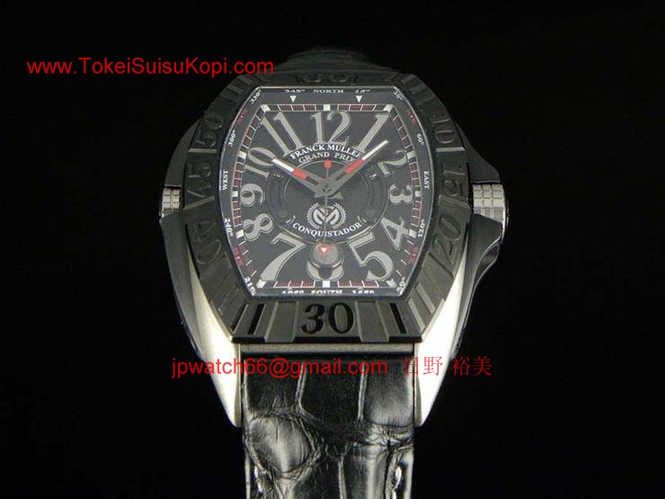 腕時計 コピー FRANCK MULLER フランクミュラー 激安 コンキスタドールグランプリ チタン 8900SCJ_TT