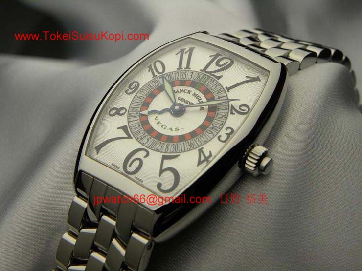 FRANCK MULLER フランクミュラー スーパーコピー時計 ヴェガス ホワイトダイヤル 6850VEGAS