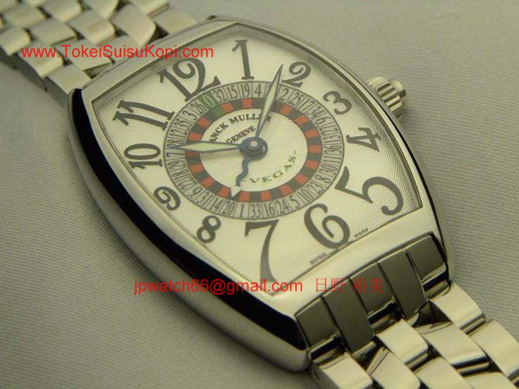 FRANCK MULLER フランクミュラー スーパーコピー時計 ヴェガス ホワイトダイヤル 6850VEGAS