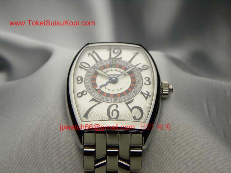 FRANCK MULLER フランクミュラー スーパーコピー時計 ヴェガス ホワイトダイヤル 6850VEGAS
