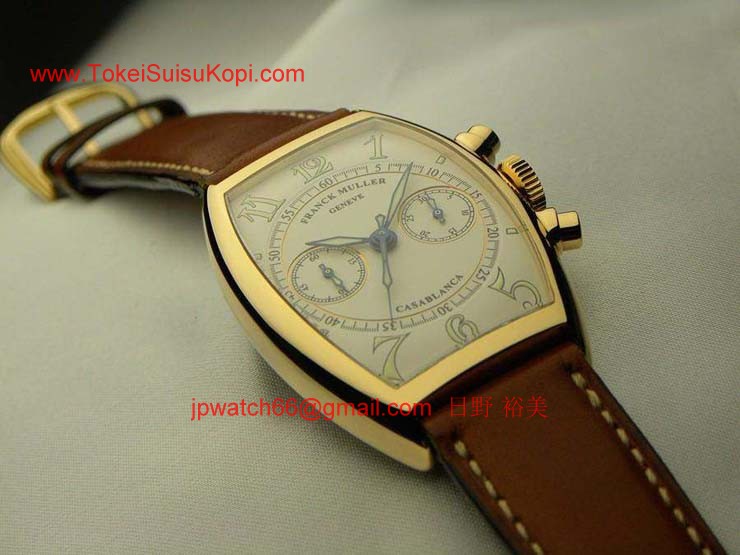 FRANCK MULLER フランクミュラー 時計 偽物 カサブランカ クロノグラフ 5850C