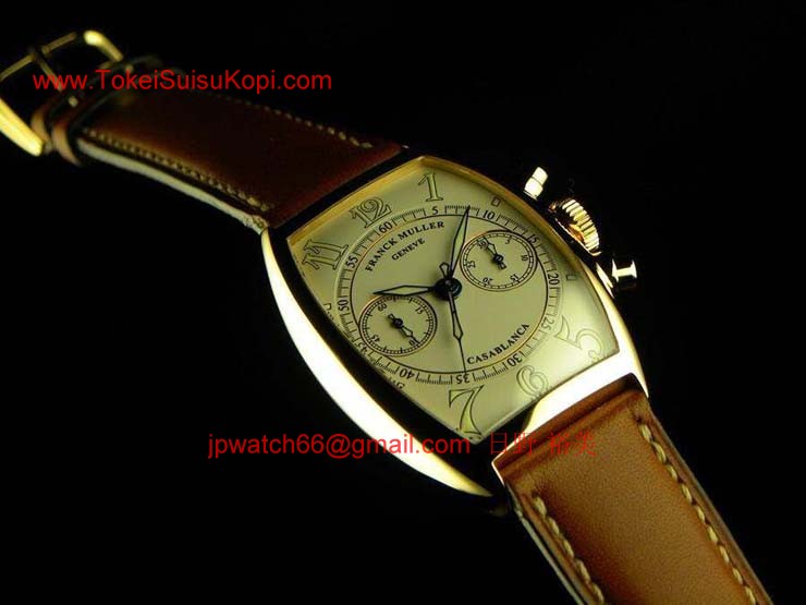 FRANCK MULLER フランクミュラー 時計 偽物 カサブランカ クロノグラフ 5850C