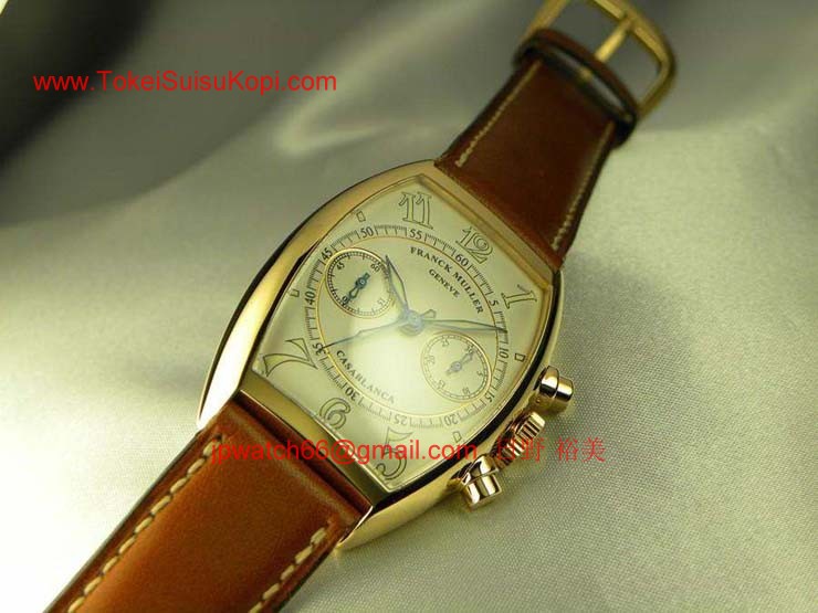 FRANCK MULLER フランクミュラー 時計 偽物 カサブランカ クロノグラフ 5850C