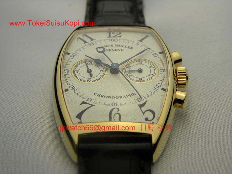 FRANCK MULLER フランクミュラー 時計 偽物 2カウンタークロノグラフ（オリジナルファーストモデル）6900CO