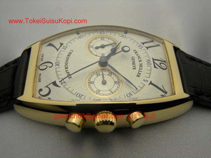 FRANCK MULLER フランクミュラー 時計 偽物 2カウンタークロノグラフ（オリジナルファーストモデル）6900CO
