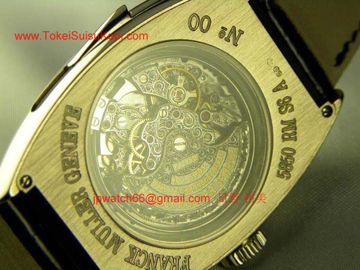 FRANCK MULLER フランクミュラー 時計 偽物 ミニッツリピーターオートマティック 5850RMS6AT