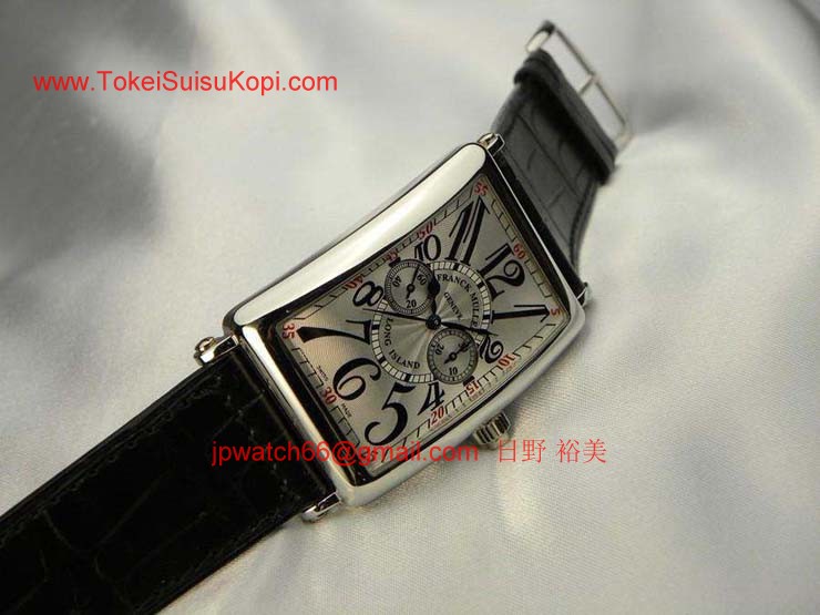 FRANCK MULLER フランクミュラー 時計 偽物 ロングアイランド モノプッシャー クロノグラフ 1100MP