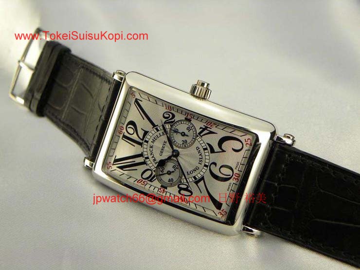 FRANCK MULLER フランクミュラー 時計 偽物 ロングアイランド モノプッシャー クロノグラフ 1100MP