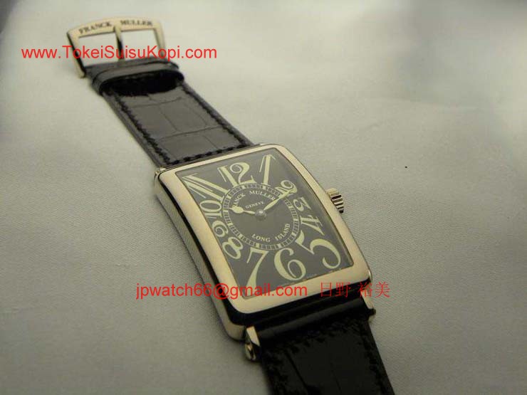 FRANCK MULLER フランクミュラー 時計 偽物 ロングアイランド ブラック 1000SC