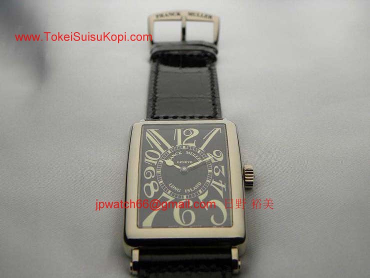 FRANCK MULLER フランクミュラー 時計 偽物 ロングアイランド ブラック 1000SC