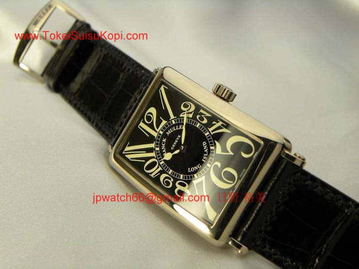 FRANCK MULLER フランクミュラー 時計 偽物 ロングアイランド ブラック 1000SC
