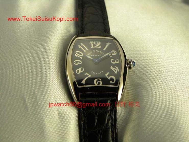 腕時計 コピー FRANCK MULLER フランクミュラー 激安 サンセット レディース ブラック 1752QZSUN