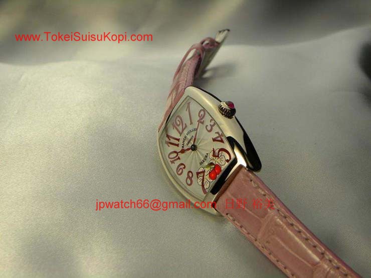 腕時計 コピー FRANCK MULLER フランクミュラー 激安 トノウカーベックス レディース サクラ 7502QZSAKURA