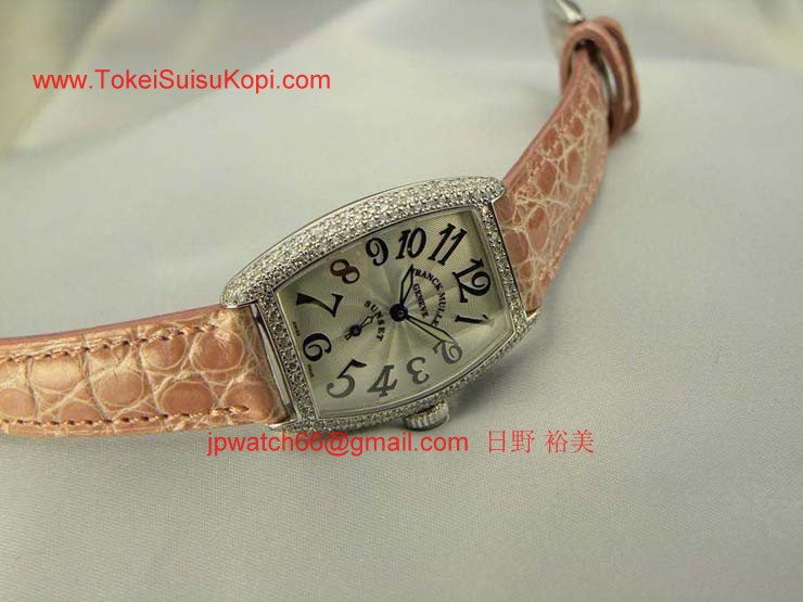 FRANCK MULLER フランクミュラー 時計 偽物 トノウカーベックス サンセットレディース ダイヤモンド 1750S6DSUN