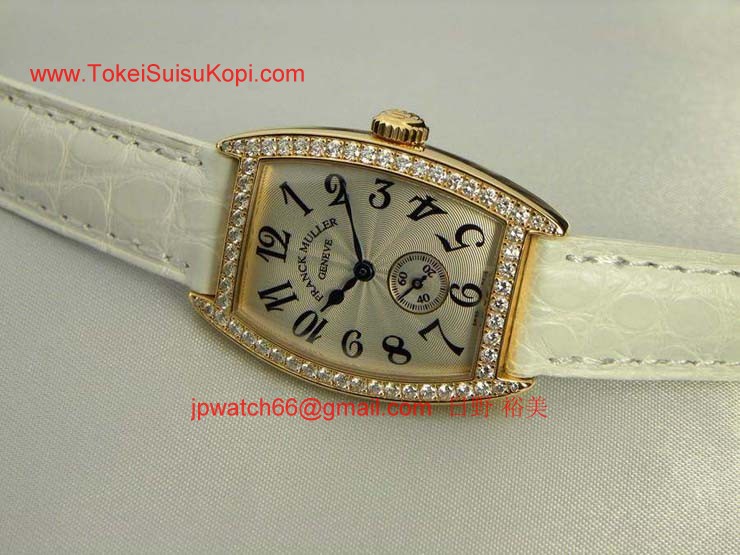 FRANCK MULLER フランクミュラー 時計 偽物 トノウカーベックス レディース ダイヤモンド 1750S6DP